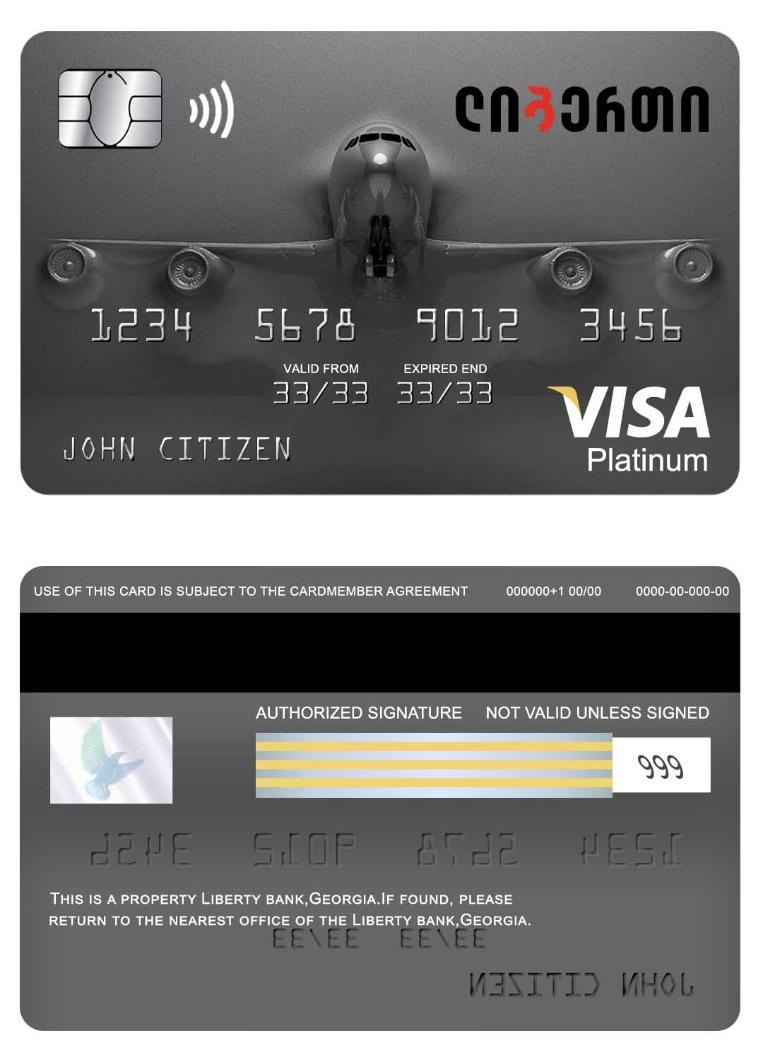 Georgia Liberty bank visa platinum card
